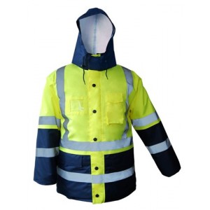 parka 4 en 1 jaune marine