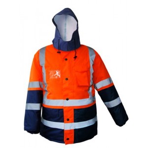 parka 4 en 1 orange marine