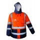 parka 4 en 1 orange marine