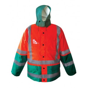 parka 4 en 1 orange vert
