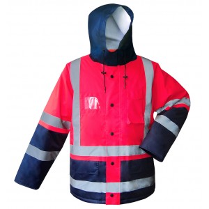 parka AVERNI rouge marine