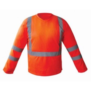 T shirt HV Manches longues Orange